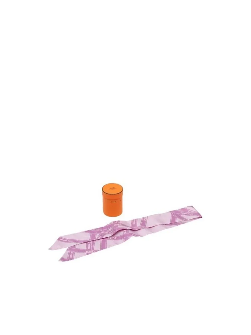 Hermes Twilly Bolduc Scarf Purple Silk